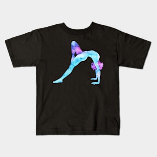 Yoga wheel Kids T-Shirt